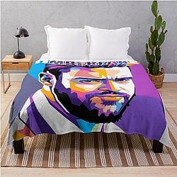 Justin Timberlake in WPAP-Style Throw Blanket