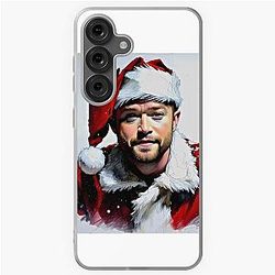 Justin Timberlake as Santa Claus Samsung Galaxy Soft Case
