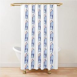 Britney Spears Double Justin Timberlake Shower Curtain