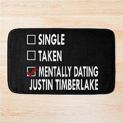 Mentally Dating Justin Timberlake Bath Mat
