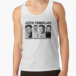 Justin Timberlake print world tour shirt, Justin Timberlake 2024 Concert Tank Top