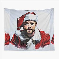 Justin Timberlake as Santa Claus Tapestry 

becomes: Justin Timberlake as Santa 
 I removed tapestry