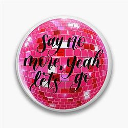 Justin Timberlake Disco Ball Pin