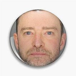 Justin Timberlake Mugshot Pin