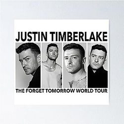 Justin Timberlake Print World Tour Justin Timberlake Shirt Justin Timberlake 2024 Concert-Shirt Poster