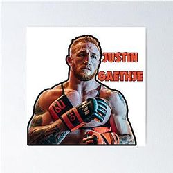 Justin Gaethje UFC Poster