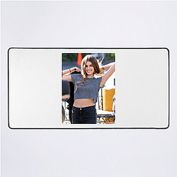 Kaia Gerber The World Is My Catwalk Kaia Gerber Mouse Pads