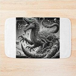 Kaiju dragon  Bath Mat