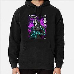 Kafka Hibino Determined Looking Kaiju no 8 Form Pullover Hoodie