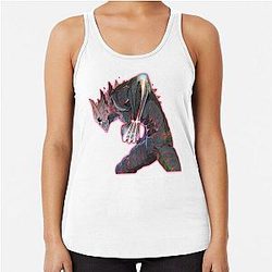 KAIJU NO 8 KAIJU 8 KAFKA HIBINO RED MODE (KAIJU FIGHTING ANIMEMANGA) Racerback Tank Top