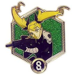 Kaiju no. 8 x Zen Monkey Studios: Golden Series 2 - Kikoru Shinomiya Collectible Enamel Pin