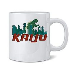 Poster Foundry KAIJU Destroying The City Ceramic Coffee Mug Tea Cup Fun Novelty Gift 12 oz