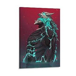 Kaiju No. 8 Warm Blood Anime Art Poster Canvas Poster Wall Art Picture Prints Hanging Photo Gift Idea Decor Home Posters Artworks 12x18inch(30x45cm)