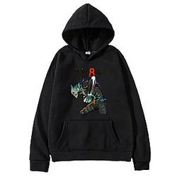 Anime Kaiju No. 8 Hoodie Hibino Kafka Jacket Sweatshirt Costume Sweater Pullover Fleece Style 2
