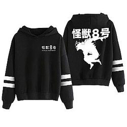 Kaiju No. 8 Anime Hoodie Pocketless Parallel Bars Sleeve Streetwear Women Men Hoodie Sweatshirts