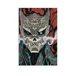 GOYEITKU Kaiju No. 8 Anime Canvas Poster Bedroom Decor Landscape Office Room Decor Gift 12x18inch(30x45cm)
