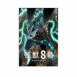 Anime Kaiju No. 8 Wall Art Poster (7) Canvas Painting Wall Art Poster for Bedroom Living Room Decor 08x12inch(20x30cm) Unframe-style