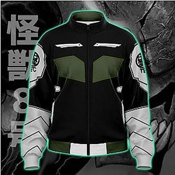Kaiju No.8 Track Jacket, Kaiju No.8 manga, monster hoodie, anime hoodie, Unisex cosplay