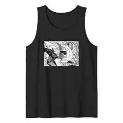 Kaiju No. 8 Zipped Tank Tops- Kafka Hibino vs Kaiju Battle Manga Panel Edition