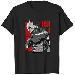 Kaiju No. 8 T-shirts - Kaiju Transformation Red Poster Edition