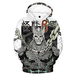 Anime Kaiju No. 8 3D Hoodie Costume