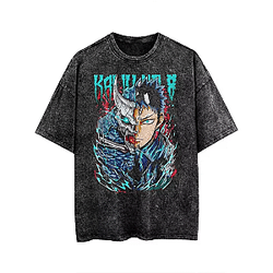 Kafka Hibino Split Face PTTT1805 Washed Kaiju No. 8 T-Shirts