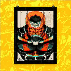 Grunge Anime Art PTTT0206  Kaiju No. 8 Posters