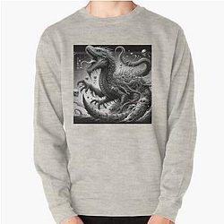 Kaiju dragon  Pullover Sweatshirt