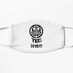 TEC logo Kaiju No 8 Sleeve Flat Mask