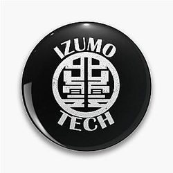 KAIJU No 8 : IZUMO TECH (WHITE & GRUNGE) Pin