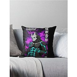 Kafka Hibino Determined Looking Kaiju no 8 Form Throw Pillow