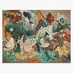 Japanese kaiju monsters Jigsaw Puzzle