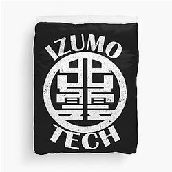 KAIJU No 8 : IZUMO TECH (WHITE & GRUNGE) Duvet Cover