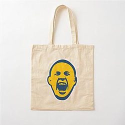 Kai Kara-France Blue Yellow Cotton Tote Bag