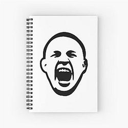 Kai Kara-France Black Spiral Notebook