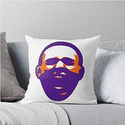 Kai Kara-France Purple Orange Throw Pillow