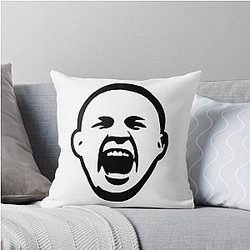Kai Kara-France Black Throw Pillow