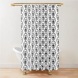 Kai Kara-France Blackboard Shower Curtain