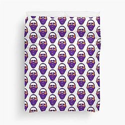 Kai Kara France Purple and Orange Duvet Cover