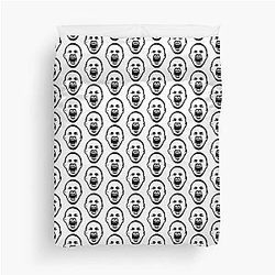 Kai Kara-France Black Duvet Cover