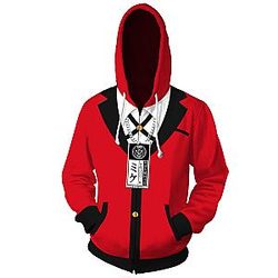Kakegurui 3D Printed Cosplay Long Sleeve Hoodie