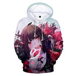 Kakegurui Merch - Kakegurui Jabami Yumeko 3D Printed Long Sleeve Hoodie With 4 Design