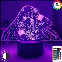 Kakegurui Figure Led Lamp - Jabami Yumeko Action Figures Acrylic 3D Led Lamp