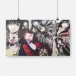 Kakegurui Merch - Yumeko Jabami Kakegurui Anime Painting Wall Art
