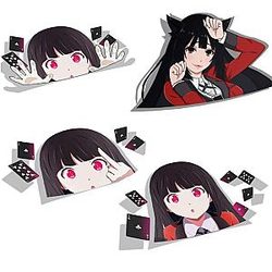 Kakegurui Merch - Kakegurui Anime Decal Stickers