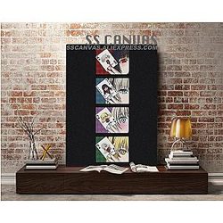 Kakegurui Merch - Yumeko Kirari Ririka and Mary Saotome Kakegurui Wall Art