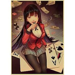 Artistic Anime Wall Print Kakegurui Poster
