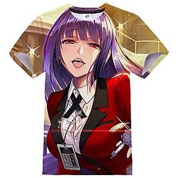 Psycho Aesthetic Anime Kakegurui Shirts