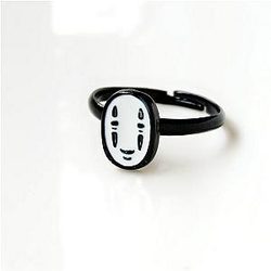 Anime Ring – No Face Logo Cute Ring