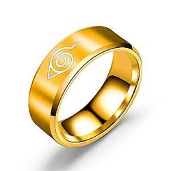 Anime Ring – Hidden Leaf Village Naruto Konoha Symbol Ring